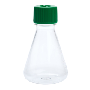 img618 250ml petg erlenmeyer flask vent cap